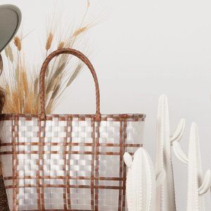 Clear Basket Tote